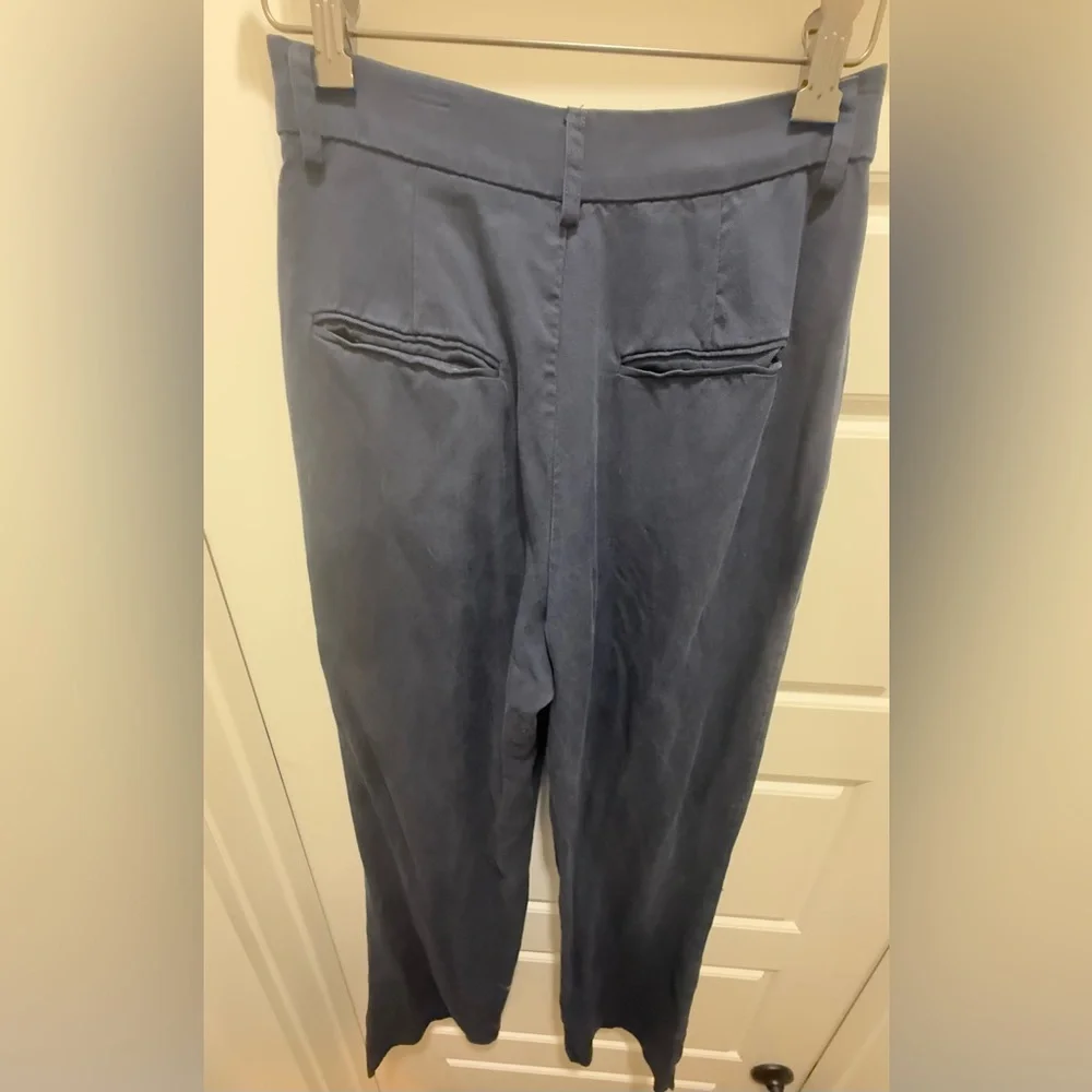 Reformation. Mason Pant. Navy. 4 Petite._4